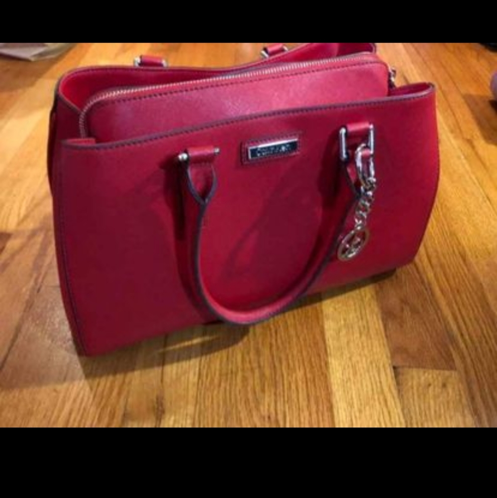 NWOT Rare CALVIN KLEIN  Compartment Handbag